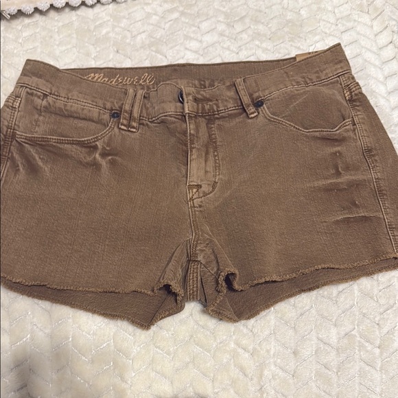 Madewell Women's Tan Jean Shorts - Picture 1 of 8